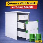 Çekmece Yüzü Boşluk ve Tutma Aparatı (2'li)